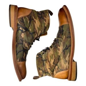 TAFT Troy Camo boots with leather accents size 43 US 10
